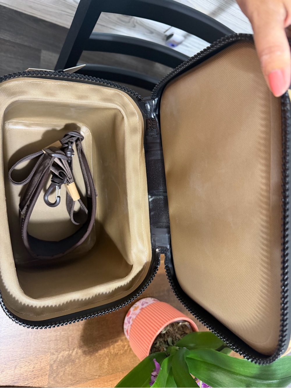 Yeti Camo Duffel Bag in Brown and Tan - Picture 5 of 8